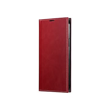 LEPLUS iPhone 13 Pro Max 薄型PUレザーフラップケース「PRIME」 レッド LP-IL21PRIRD