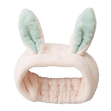 carari 吸水アニマル ヘアバンド ウサギ 3セット