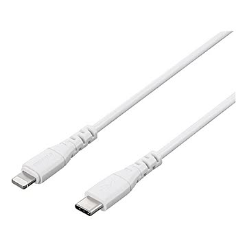 バッファロー（サプライ） USB2.0 Type-C - Lightning PD対応ケーブル 2.0m ホワイト BU2CL20WH