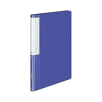 (まとめ) コクヨ 名刺ホルダー(POSITY) 固定式 A4タテ 400名用 ヨコ入れ ブルー P3メイ-745B 1冊 【×10セット】
