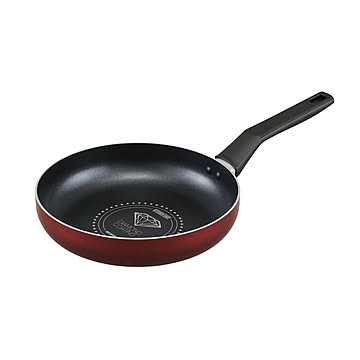 ダイヤモンドコートフライパン IH・ガス火両用24cm VDI-F24 ワインレッド