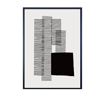 ART abstract Hand painted illustrations アートポスター（フレーム付き） m12931