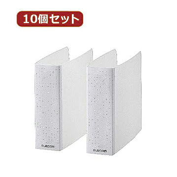 10個セットエレコム DVD・CD不織布ケース専用ファイル(2冊入り) CCD-B01WCR CCD-B01WCRX10 管理No. 4589452986385