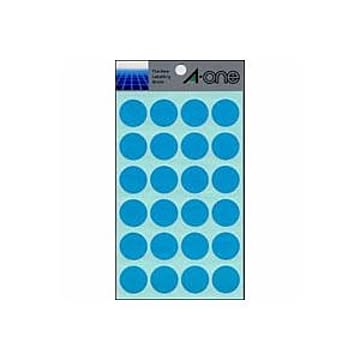 （まとめ） エーワン カラーラベル 丸型20mm径 07046 空 1P14シート（336片）入 【×10セット】