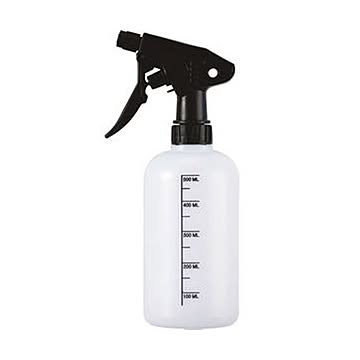 （まとめ）マルハチ産業 クリーンボトルスプレー500ml ブラック 1本【×20セット】