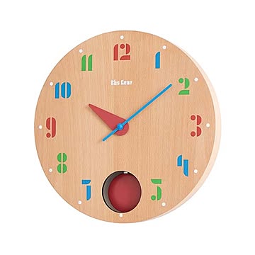 BHS GENE WALL CLOCK Joschmi Pendulum バウハウスジーン ウォールクロック ヨーシュミペンデュラム (振り子時計) WCL-027/WCL-028 知育時計 掛時計