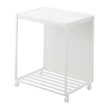 tower タワー(山崎実業) 蓋付き目隠し分別ダストワゴン 45L 2分別 Two-Compartment Recycling Cart With Lid [45L] ゴミ箱 分別 蓋付き キッチン