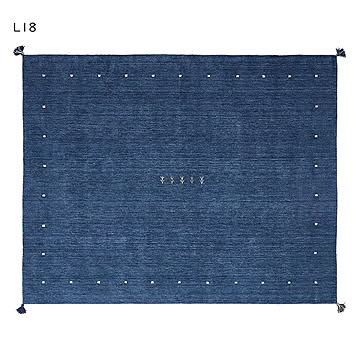 ギャッベ ラグ LORRI BUFF インド製 長方形 200x250cm 萩原