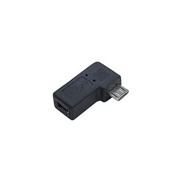 (まとめ)変換名人 変換プラグ USB mini5pin→microUSB 右L型 USBM5-MCRLF×20セット