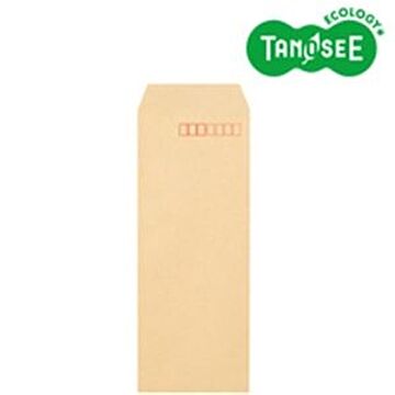 （まとめ）TANOSEE クラフト封筒 テープ付 70g 長4 〒枠あり 1000枚入×3パック