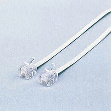エレコム スリムモジュラケーブル(白) MJ-20WH 管理No. 4953103106024