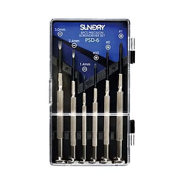（まとめ） 角利産業 精密ドライバーセット PSD-6×10セット