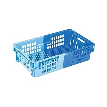 業務用食品用コンテナボックス NF-M21C ダークブルー PP材質