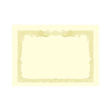 （まとめ） 厚口OA賞状用紙 クリーム・縦書き 10-1277 10枚入 【×2セット】