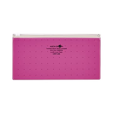 （まとめ） リヒトラブ AQUA DROPs クリヤーケース PEN（通帳） F-5301-3 赤 1枚入 【×10セット】