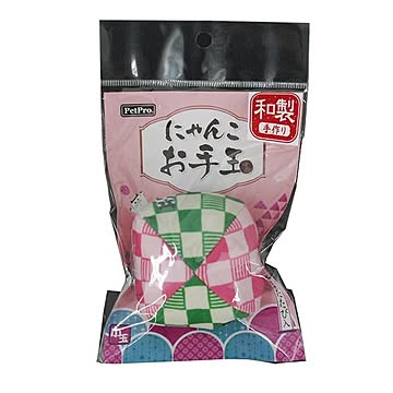 （まとめ）ペットプロ にゃんこお手玉 またたび入り 市松模様 小玉【×12セット】