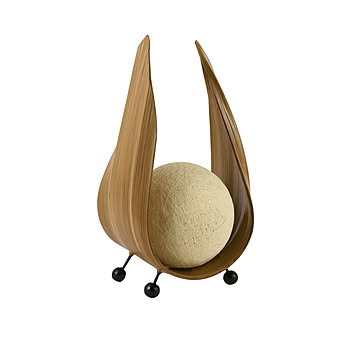 NAGASAWA Lighting 長澤ライティング TSUKIAKARI つきあかり (LED球付属) / テーブルランプ テーブルライト 卓上照明 E17 25W相当×1灯 ヤシの葉