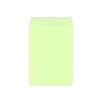 キングコーポレーションカラークラフト封筒 角2 85g／m2 〒枠なし ウグイス 業務用パック 080411 1箱（500枚）