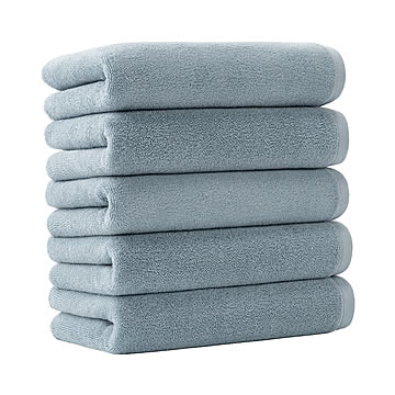 スマートエール しっかり長持ちフェイスタオル 5枚 【プラザセレクト】