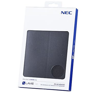 NECパーソナル LAVIE T8 フォリオケース&保護フィルム PC-AC-AD023C