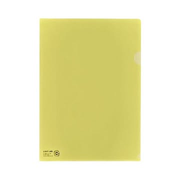 （まとめ）LIHITLAB クリヤーホルダー F-78EC17 A4 クリスタルイエロー 5枚×50セット