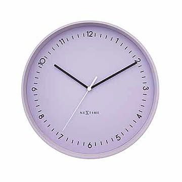 NEXTIME ネクスタイム Berlin L ベルリン エル NXT-3543 ウォールクロック スイープムーブメント スイープセコンド 音がしない 壁掛け時計 シンプル モノトーン