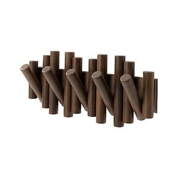 Umbra アンブラ Picket 5 Wall Hook ピケットフック 5 / 5連フック ハンガーフック 壁面収納 コートハンガー バッグハンガー インテリア 収納 天然木