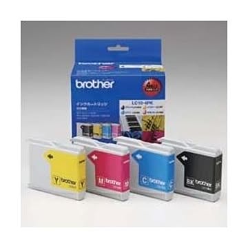 ブラザー工業 インクカートリッジ 4色パック LC10-4PK