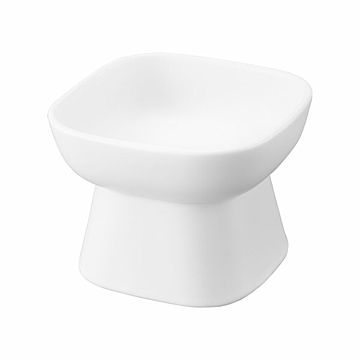 tower タワー (山崎実業) 食べやすい高さ陶器ペットフードボウル Ceramic Pet Food Bowl フードボウル エサ入れ ペット用食器 エサ台 犬 猫 ペットフィーダー