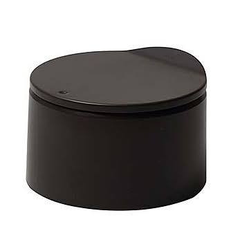 ideaco イデアコ Trash can TUBELOR flat20 チューブラー フラット20 2.2L ゴミ箱 ごみ箱 ダストボックス ゴミ袋が隠せる 蓋付き 三角コーナー キッチン向け