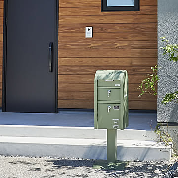 セトクラフト 宅配BOX付スタンドポスト U.S.