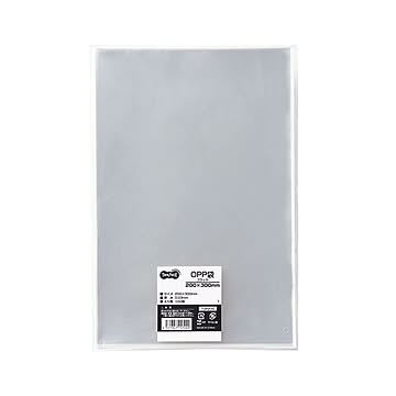 (まとめ) TANOSEE OPP袋 フラット 200×300mm 1セット（500枚：100枚×5パック）  【×5セット】