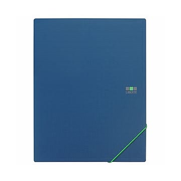 （まとめ）ライオン事務器ホルダーブック(リベルテ) A5タテ(見開きA4) 8ポケット グリーン HB-302L 1冊 【×20セット】