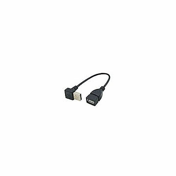 変換名人 USB Atype右L20cm延長 黒 USBA-CA20RL/BK 管理No. 4573286592034