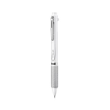 （まとめ） ぺんてる エナージェル 多機能ペン 0.5mm ホワイト軸 【×10セット】