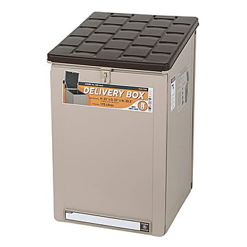 宅配ボックス 組立式 DELIVERY BOX BROWN GM-0759 幅520x奥行560x高さ845mm ダルトン