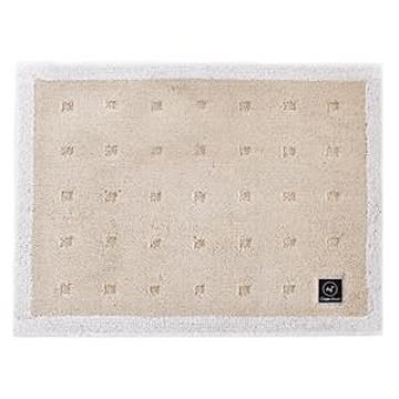 抗菌吸水バスマット 45×60cm ベージュ Agクリーンフット 24個セット