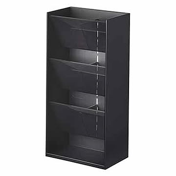 tower タワー(山崎実業) コスメ立体収納ケース 4段 SLANTED MAKE-UP STORAGE CASE コスメトレー コスメスタンド 収納ボックス 整理ケース 収納ボックス