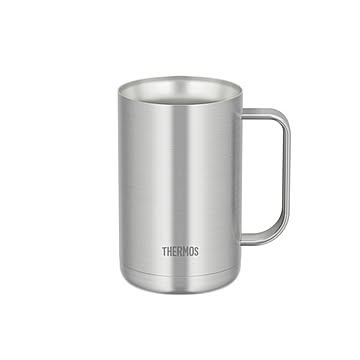 サーモス/THERMOS 真空断熱 ジョッキ 600ml ステンレス1(S1) 魔法びん構造 保温・保冷力抜群 ハンドル付き