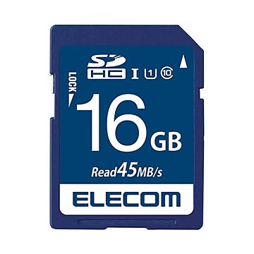（まとめ） エレコム SDHCメモリカード 16GB MF-FS016GU11R×5セット