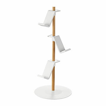 tower タワー (山崎実業) 置台が動くゲームコントローラー収納ラック Controller Stand  ケーブル 収納 整理整頓 コントローラー ゲーム機 PC周り