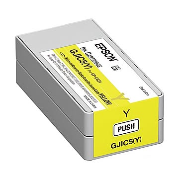（まとめ）エプソン インクカートリッジ イエローGJIC5Y 1個 ×3セット
