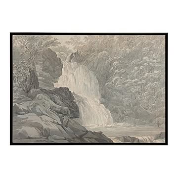 世界の古い絵画 レトロポスター デジタルリマスターMawddach Falls near 【bn-poster-3814】