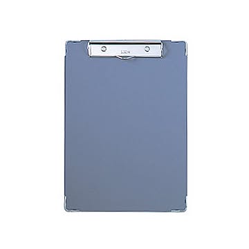 (まとめ) ライオン事務器 ボール用箋挟 A4タテ灰 CS-120 1セット(10枚) 【×5セット】