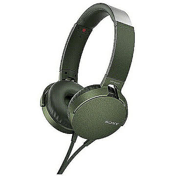 ヘッドホン グリーン ソニー MDR-XB550AP 管理No. 4548736045750