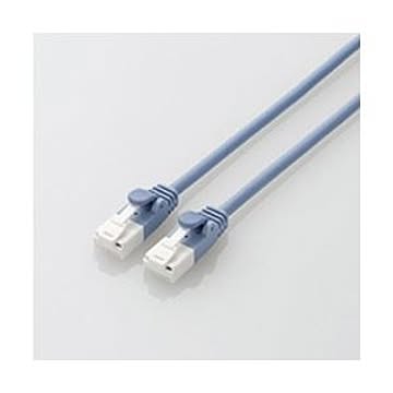 エレコム やわらかLANケーブル／CAT6A／爪折れ防止／5.0m／ブルー LD-GPAYT/BU50