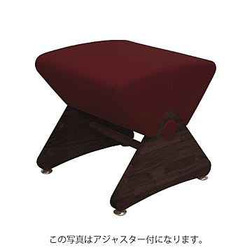 モナディー ＷＡＳ０１ＳＣ スツール キャスター付き ダーク ワインレッド 布 エラストマー
