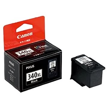 （まとめ） キヤノン Canon インクジェットカートリッジ BC-340XL ブラック大容量 1個入 【×2セット】