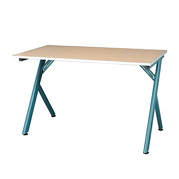 デスク 組立式 WORKING DESK BLUE F21-0391BL 幅1200x奥行600x高さ740mm ダルトン
