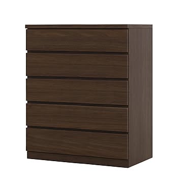 丸田木工 フィット 幅80 5段 奥行44 チェスト 完成品 日本製 大川家具